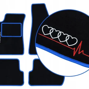 Tani DYWANIKI SAMOCHODOWE AUDI 100 C4 (1990-1994) 2 HAFTY, NIEBIESKIE