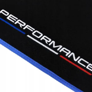 CZARNE DYWANIKI PEUGEOT 1007 (2004-2009) FLAGA FRANCJI Premium