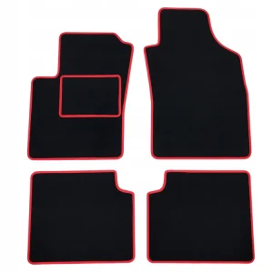 CZARNE DYWANIKI FIAT 126P (1972-2000) CZERWONA LAMÓWKA | ST Rabat