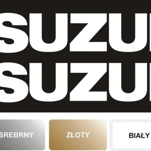 2szt napis SUZUKI 40cm naklejki motocykl quad samochód Tuning YESS Naklejki Wyprzedaż