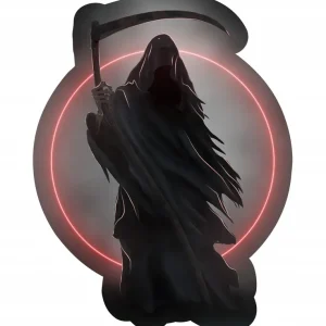 Niska cena NAKLEJKA na samochód ŚMIERĆ DEAD UPIÓR 15x11 cm