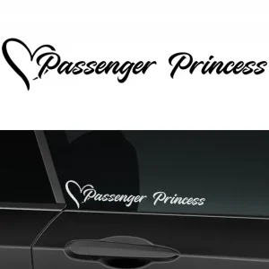 NAKLEJKA na samochód Szybę Passenger Princess 25x5 Ostatnia szansa
