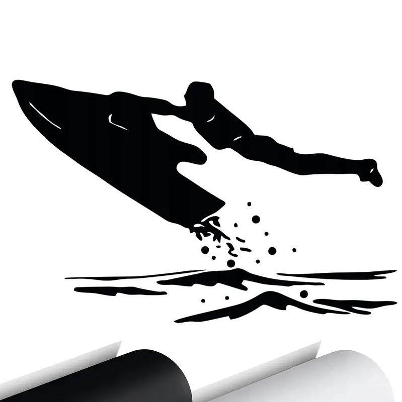 Tylko dziś NAKLEJKA na samochód SKUTER WODNY SPORT 9,5x15