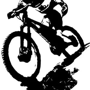 ROWER ENDURO DH naklejka NA AUTO ŚCIANĘ 43x30cm Darmowa dostawa