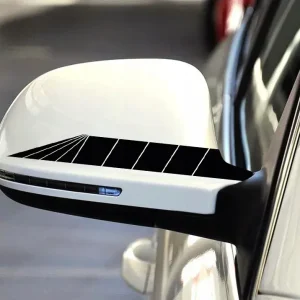 Popularny NAKLEJKA szachownica NA LUSTERKA zestaw L+P 19cm