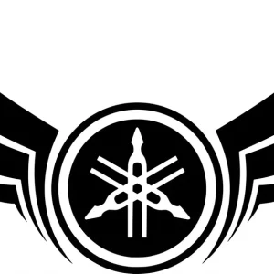 Naklejka na samochód auto, szybę lakier, tuning motocykl kask yamaha 15cm Tylko dziś