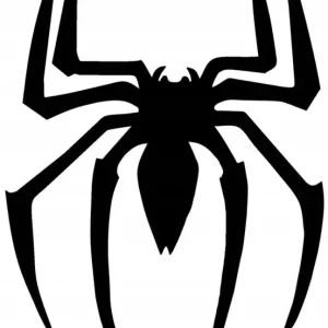 Naklejka na samochód auto, szybę lakier, tuning Spiderman 25cm Premium