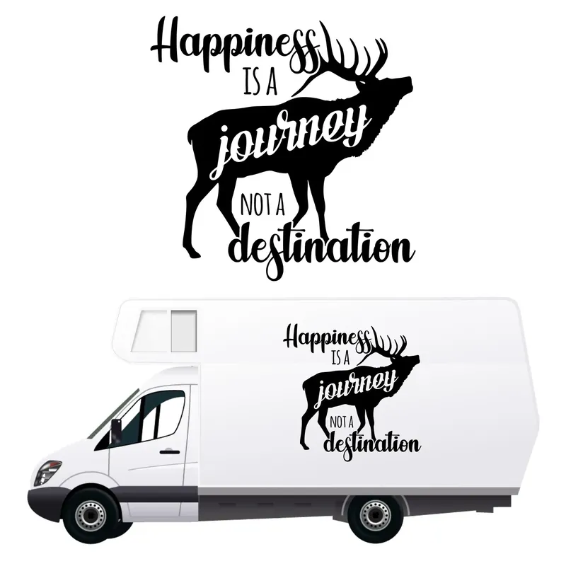 Szybka dostawa NaklejkI na KAMPER samochód przyczepę kemping 70cm