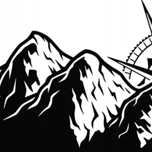 Szybka dostawa Duża Naklejki na bok auta KAMPERA GÓRY przyczepę kempingową CAMPING 170cm