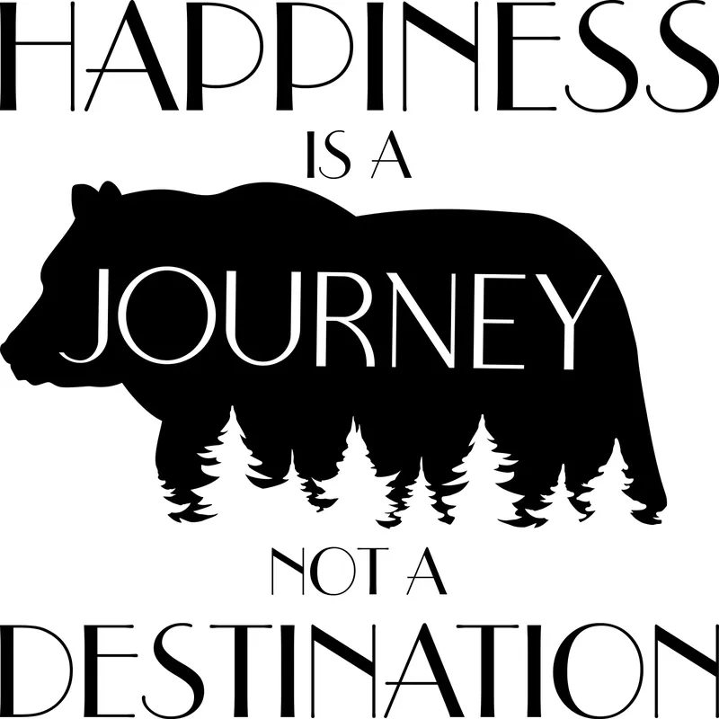 Najlepsza cena Naklejki NIEDŹWIEDŹ na samochód KAMPER przyczepę kempingową camper 70 cm