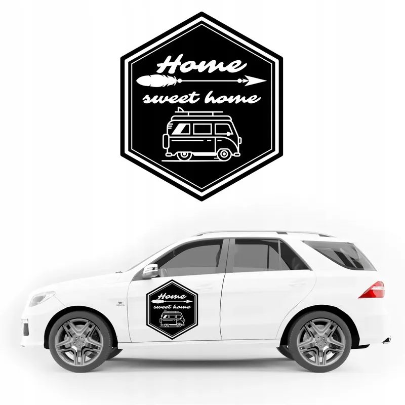 Naklejka NA KAMPERY przyczepa kempingowa AUTO 35cm Zamów teraz