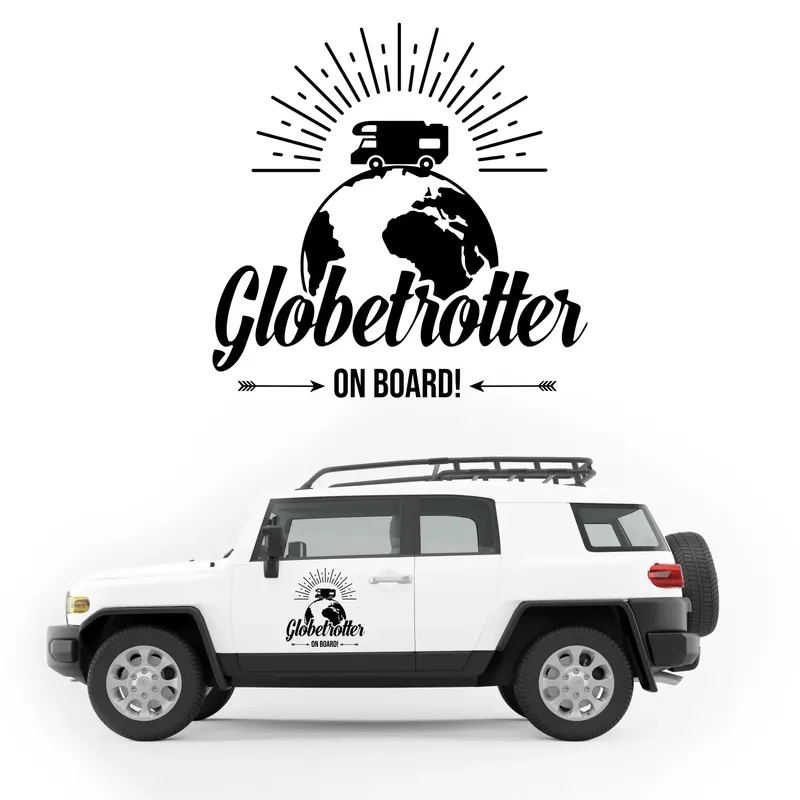 Ostatnia szansa NAKLEJKI na samochód kempingowy KAMPER auto 50 cm