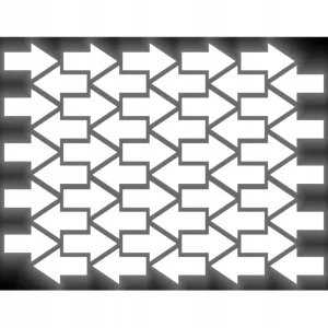 Wysoka jakość STRZAŁKI ODBLASKOWE samoprzylepne STRZAŁKA ścianę baner reklama 3 cm