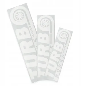 Zamów teraz Naklejka TurboWorks Biała 30cm