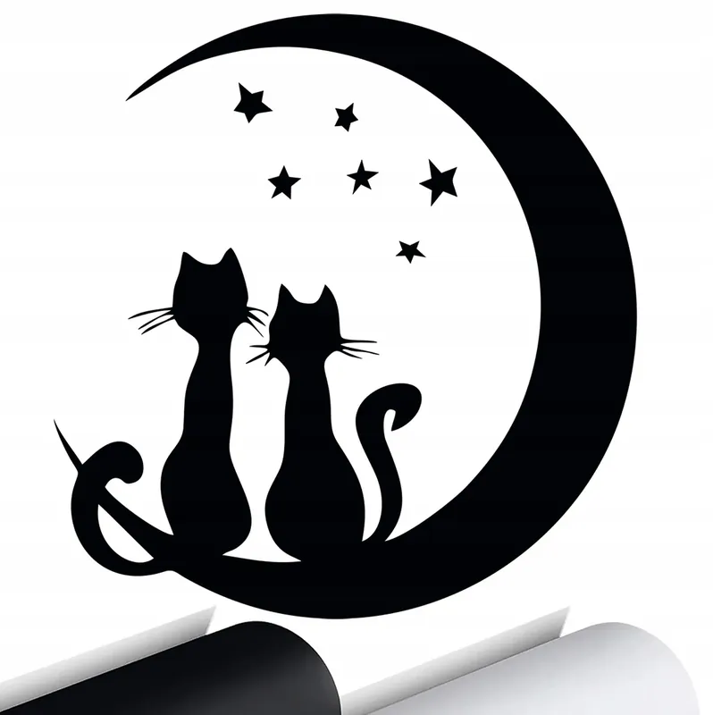 Popularny NAKLEJKA na samochód KOTKI KOTY KOT KITTY CAT 15x14,5