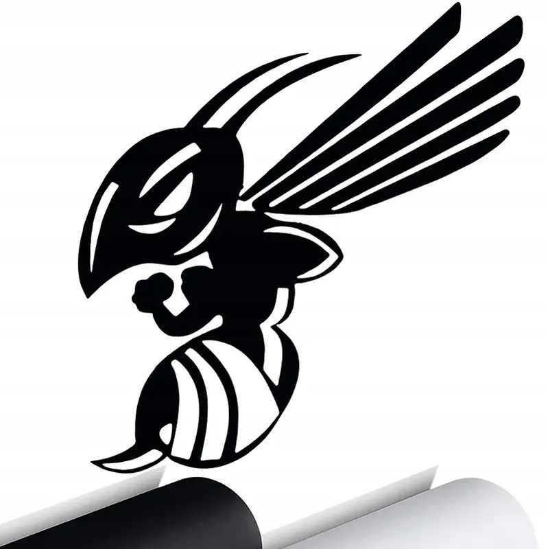NAKLEJKA Grafika na Samochód Auto Wściekła Groźna OSA Szerszeń Bojowa 15x11 Niska cena
