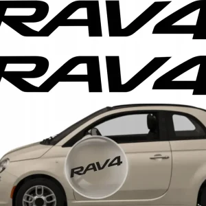 Tylko dziś Naklejka na samochód auto, szybę lakier, tuning Toyota Rav4 logo 15cm