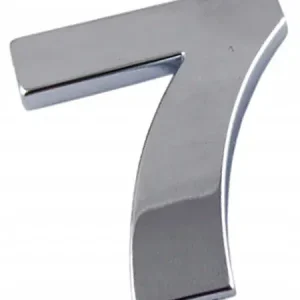 Autentyczny Q9S94 EMBLEMAT CYFRA CYFRY LITERA LITERKA CHROM 7