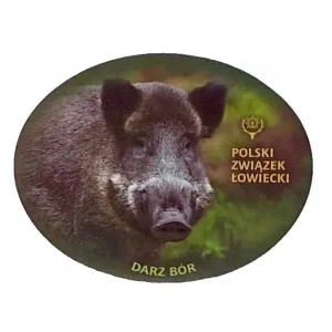 Zwrot pieniędzy Naklejka PZŁ DZIK-16 -Naklejka zewnętrzna