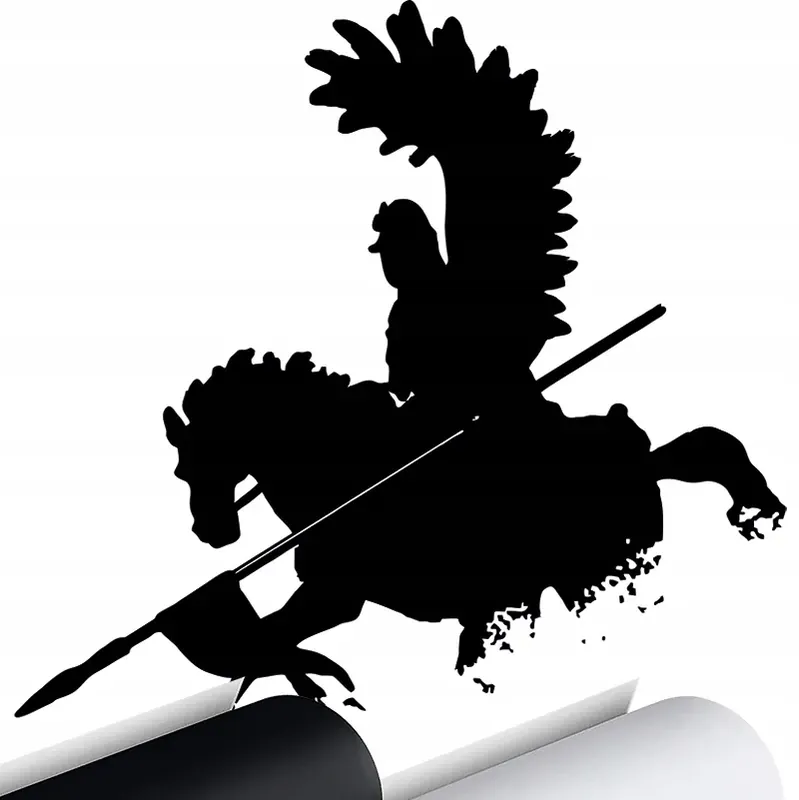 Najlepsza cena NAKLEJKA Grafika na samochód Patriotyczna Polska Walcząca HUSARIA 14x13