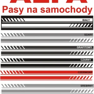 ALFA ROMEO Giulia Giulietta Spider 156 164 155 147 Naklejki Pasy Samochód Nowość