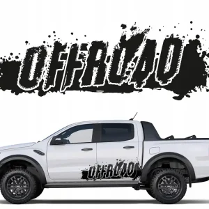 NAKLEJKA NA SAMOCHÓD 4x4 OFF ROAD 44x133cm Zwrot pieniędzy