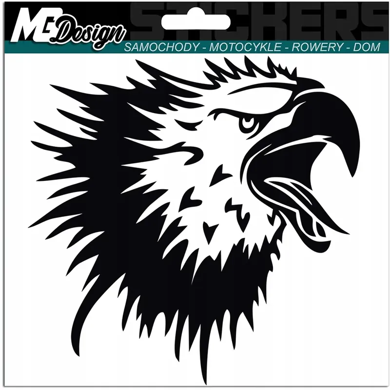 Kup teraz NAKLEJKA na samochód ORZEŁ EAGLE HEAD 14x15 cm
