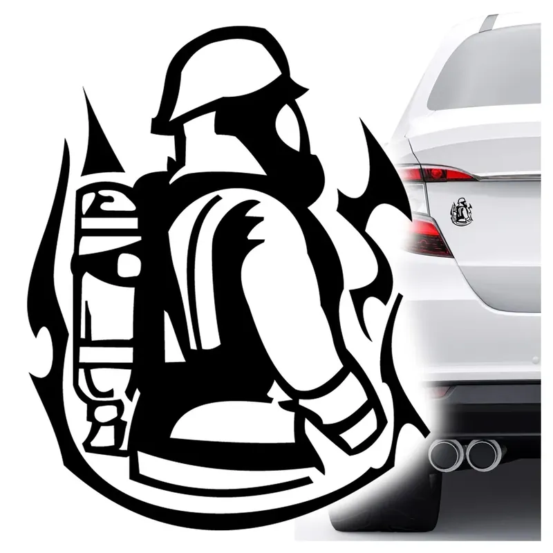 Naklejka STRAŻ STRAŻAK OSP na samochód klapę bagażnik zderzak szybę Wyprzedaż