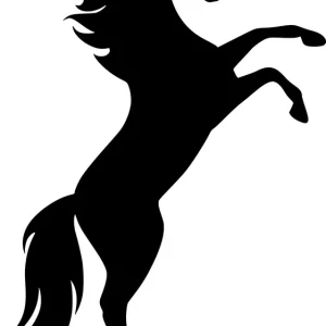 Nowość Naklejka na samochód auto, szybę lakier, tuning Mustang logo koń 15cm