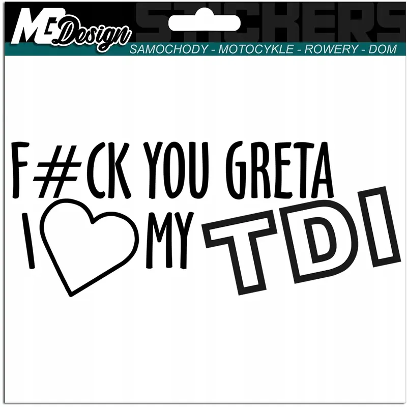 FUCK YOU naklejka NA AUTO 25x14,50cm kolor Oryginalny