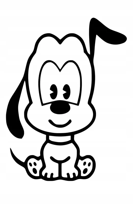 Zamów teraz Naklejka na samochód auto, szybę lakier, tuning pies szczeniak 15cm