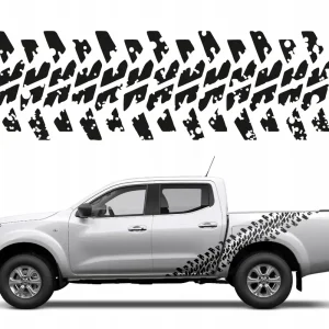 NAKLEJKA NA SAMOCHÓD BIEŻNIK OFFROAD 40x280 Niska cena