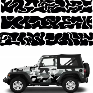 NAKLEJKI NA SAMOCHÓD CAMO MORO KAMUFLAŻ 45x900cm Autentyczny