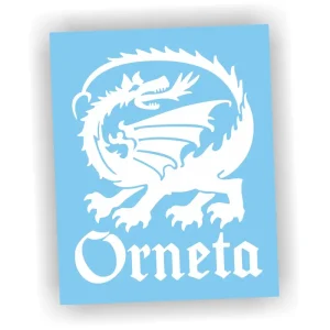 Kup teraz Naklejka ORNETA kolor BIAŁY herb ornety smok naklejki na samochód auto!