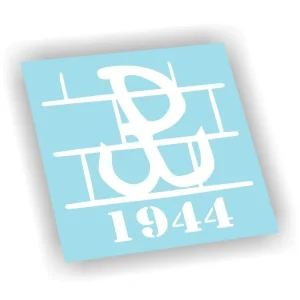 Nowość Naklejka POLSKA WALCZĄCA 1944 kolor BIAŁY naklejki patriotyczne na auto!