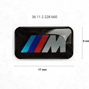 1x BMW M Pakiet M Performance naklejka znaczek logo na felgi chrom 17x9 mm Kup teraz