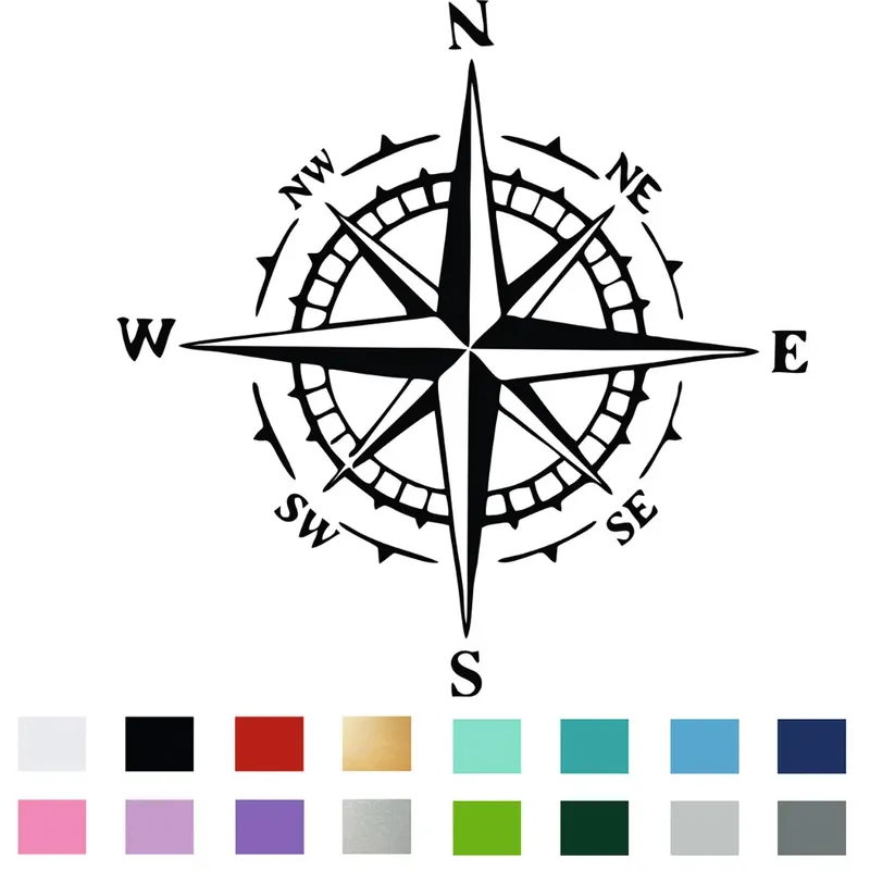 Naklejka na samochód auto Kompas Róża Wiatrów 4X4 Offroad Jeep 35 x 35 cm Oferta