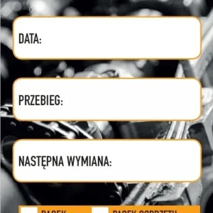 Najlepsza cena 300x Naklejka wymiana rozrzadu naklejki serwisowe SERWIS ROZRZĄDU