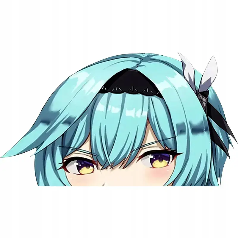 Wysoka jakość Kolorowa NAKLEJKA Grafika na auto samochód Japan HENTAI Anime Style 15x8