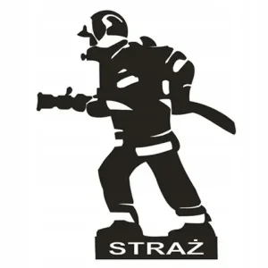 Naklejka STRAŻ STRAŻAK OSP 15 cm różne wzory kolor Niska cena