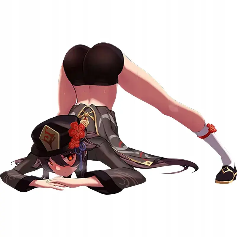 Szybka dostawa Kolorowa NAKLEJKA Grafika na auto samochód Japan HENTAI Anime Style 16x10