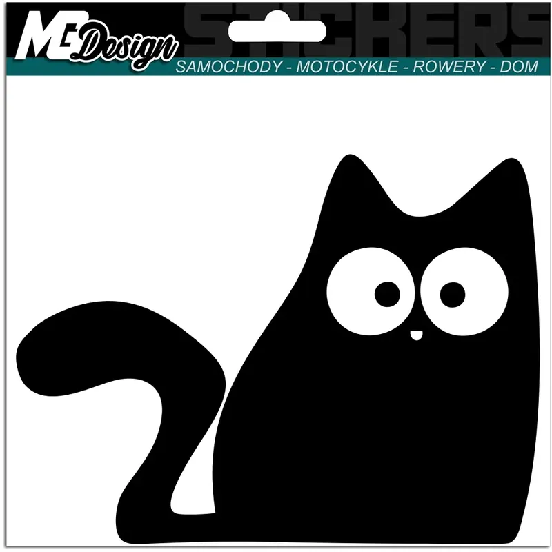 NAKLEJKA Grafika na samochód KOT KOTEK Kitty Cat 13x9,5 Najlepsza cena