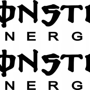 Naklejka na samochód auto, szybę lakier, tuning monster energy 25cm Najlepsza cena