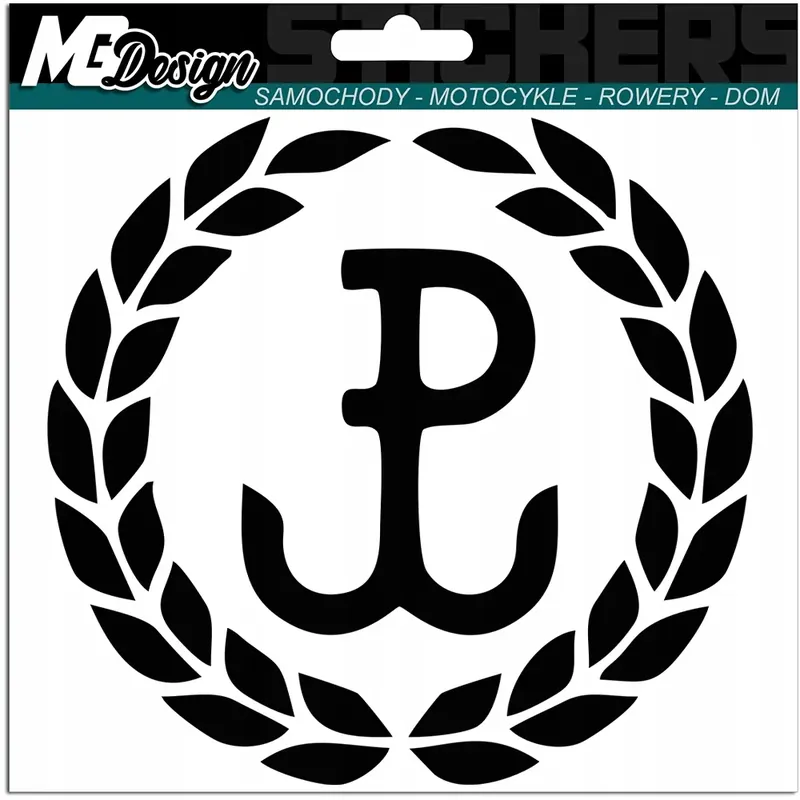 NAKLEJKA na samochód auto POLSKA WALCZĄCA 1944 Powstanie 15x14 Oferta limitowana