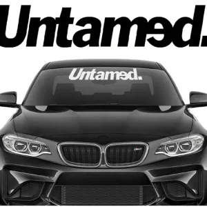 Naklejka na samochód szybę BLENDA Pas Przedni UNTAMED TUNING 60x11,5 KOLORY Niska cena