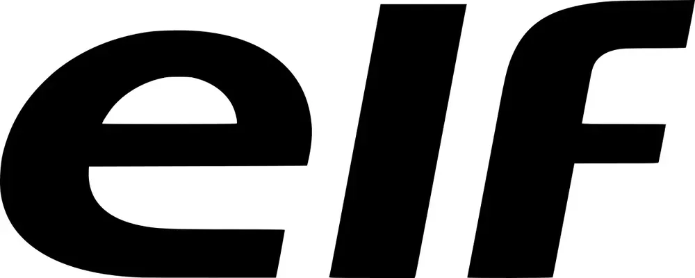 Naklejka na samochód auto, szybę lakier, tuning Elf olej logo 15cm Ostatnia szansa