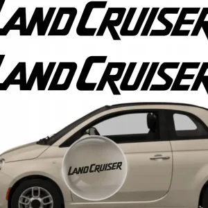 Naklejka na samochód auto, szybę lakier, tuning Toyota Land Cruiser 20cm Oferta