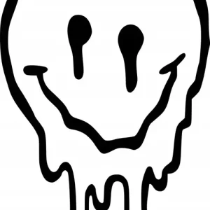 Naklejka na samochód auto, szybę lakier, tuning emoji smile uśmiech 25cm Oferta limitowana