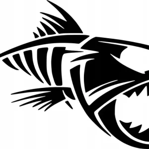 Zwrot pieniędzy Naklejka na samochód auto, szybę lakier, tuning ryba potwór 25cm