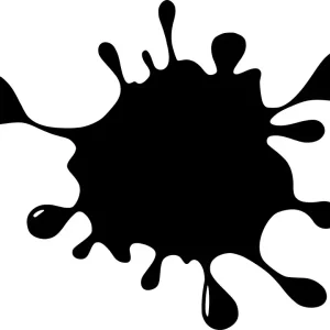 Naklejka na samochód auto, szybę lakier, tuning plama kleks rysy rdza 20cm Promocja